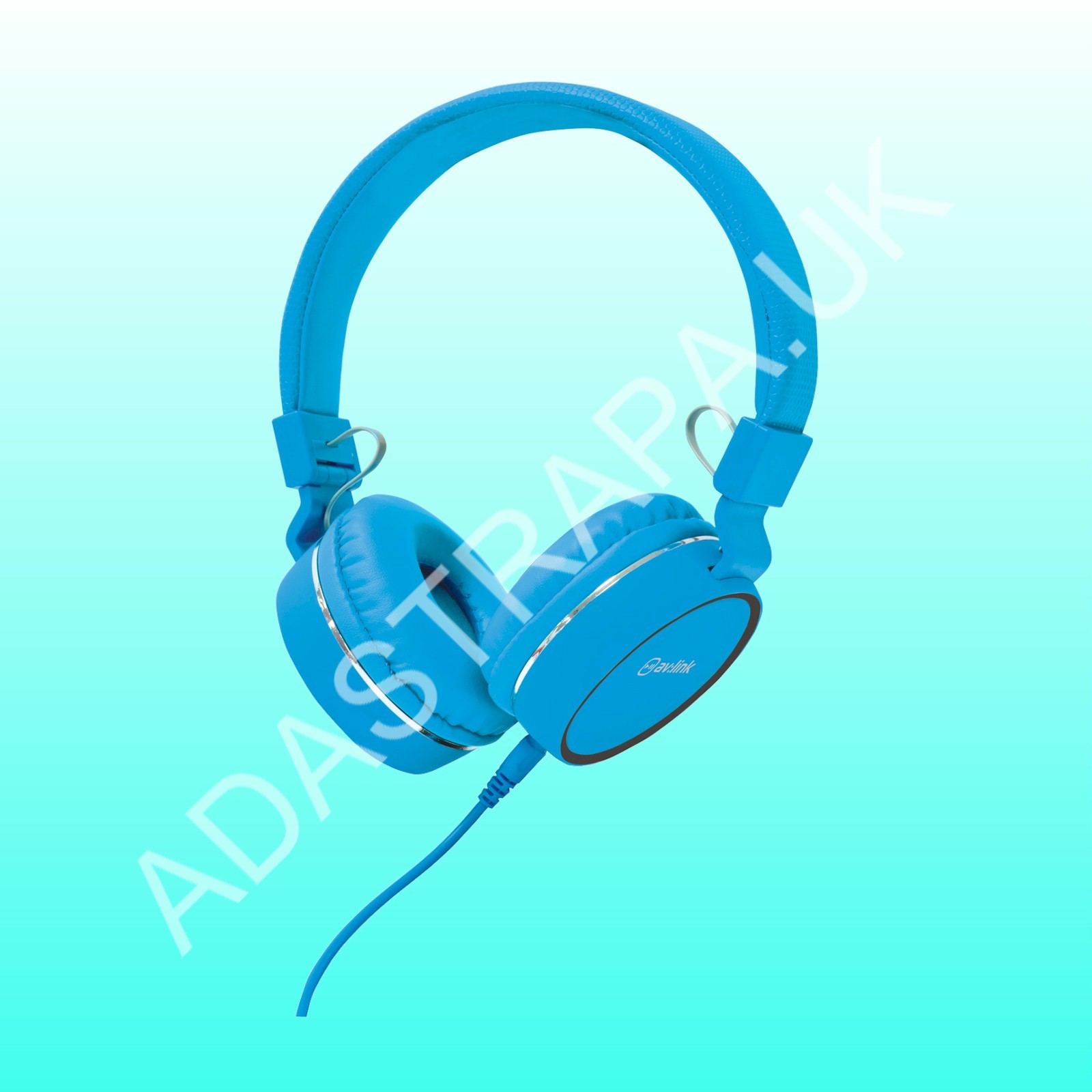 AV:Link PH10-BLU Multimedia Headphones with in-line Microphone - 100.533UK