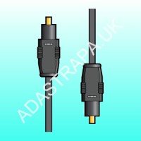 AV:Link 112.204UK Optic Fibre TOSlink to TOSlink Lead 5M - 112.204UK
