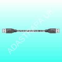AV:Link 113.005UK USB 2.0 Extension Lead Type A Plug to Type A Socket 5M - 113.005UK