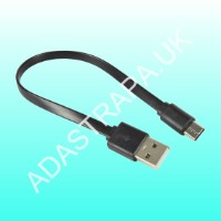 AV:Link 113.014UK USB Type-C Lead Short Sync & Charge Flat Cable 20cm - 113.014UK