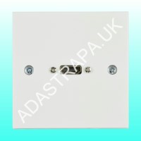 AV:Link 123.380UK HDMI Wallplate with Female Tail  - 123.380UK