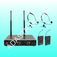 Chord SU20-B-RG Dual UHF Wireless Microphone System Beltpak 863.42 + 864.3MHz - 171.917UK
