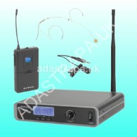 Citronic RU105-N Tuneable UHF Wireless Microphone System Bodypack with Neckband and Lapel Mics - 171.973UK