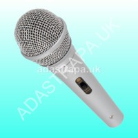 QTX DM11S Dynamic Hand-Held Microphone Silver - 173.856UK