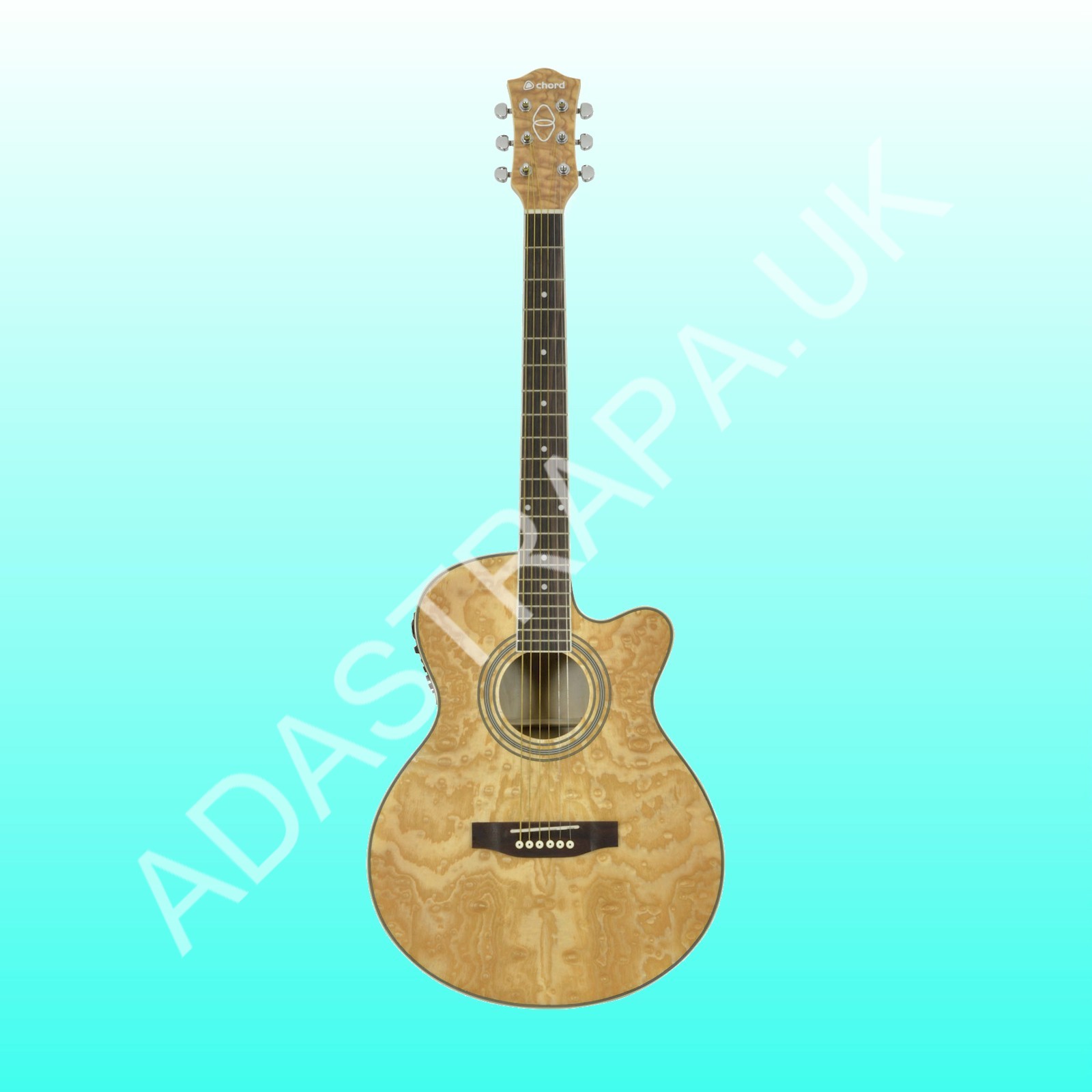 Chord N5CA N5CA Native Curly Ash electro-acoustic guitar  - 175.298UK