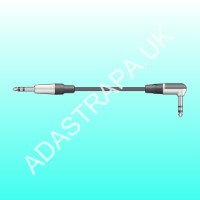 Chord S6J-90J600 Classic 6.3mm TRS Angle to Straight Jack Lead 6M - 190.272UK