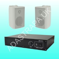 Adastra RS480/BC6V-W Wall Speaker Package with Bluetooth & USB - 300.052UK