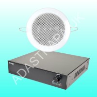 Adastra US60/EC36V Washroom / Corridor Ceiling Speaker Package - 300.077UK