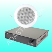 Adastra US90/EC36V Washroom / Corridor Ceiling Speaker Package - 300.079UK