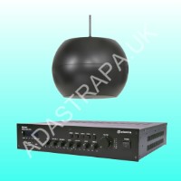 Adastra RM360S/PS50-B High Ceiling Pendant Speaker Package - 300.107UK