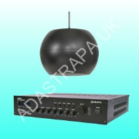 Adastra RM360S/PS65-B High Ceiling Pendant Speaker Package - 300.113UK