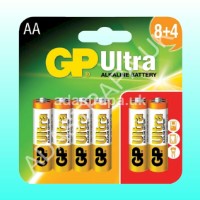 GP Battery 656.012UK AA Alkaline Batteries Pack of 12 - 656.012UK