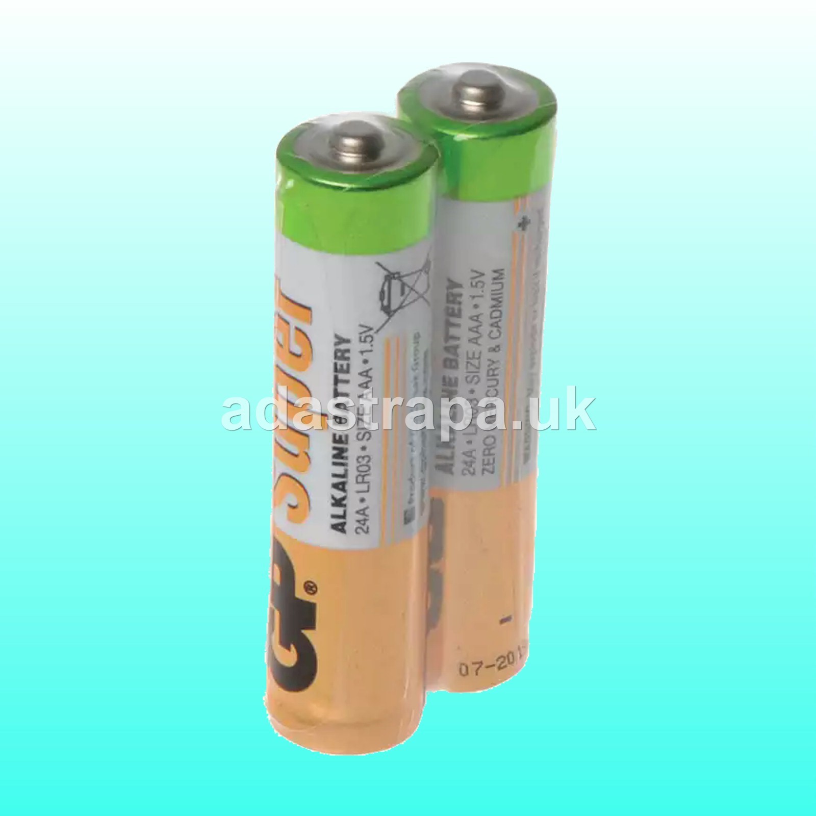 GP Battery 656.031UK AAA Alkaline Batteries Pack of 40 - 656.031UK