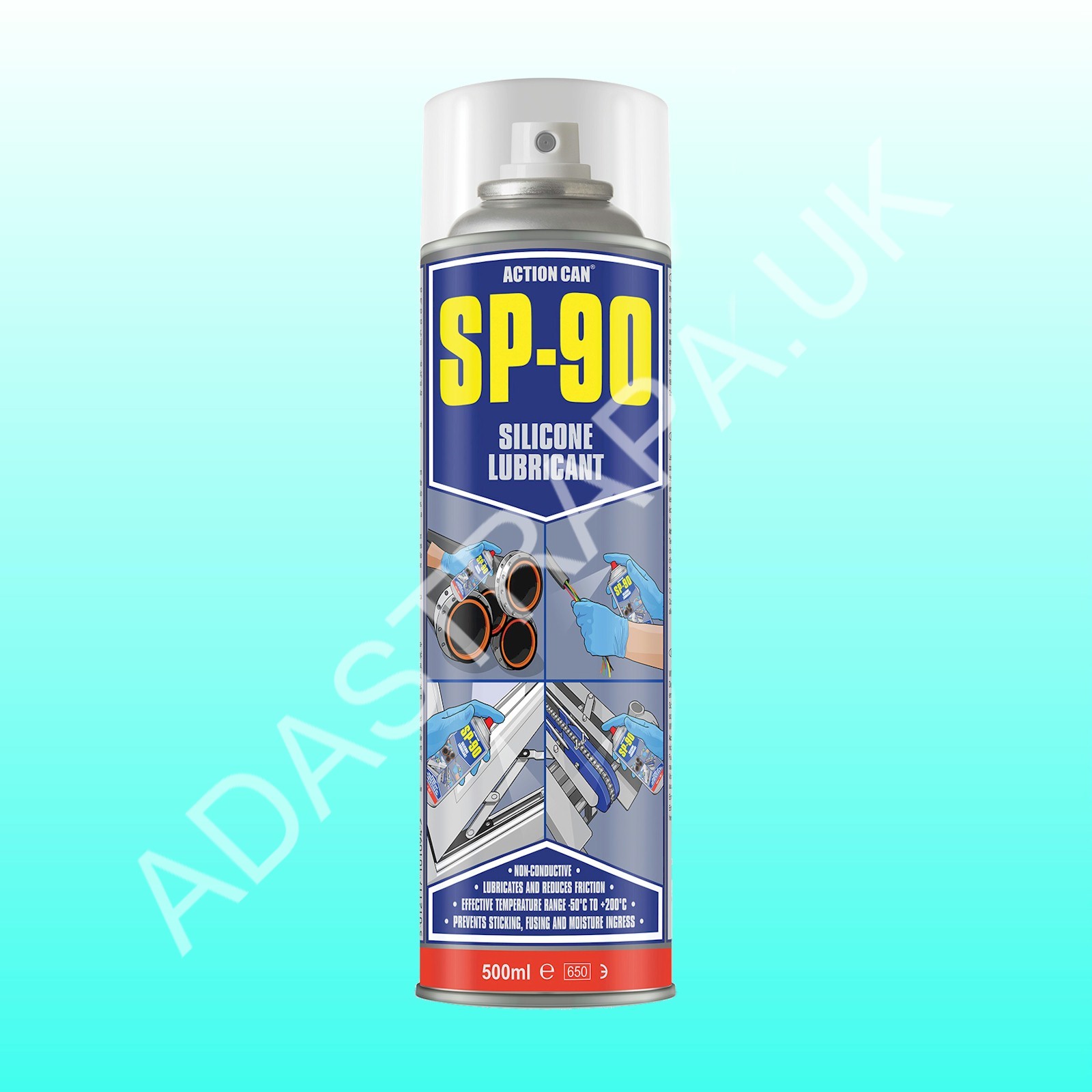 Action Can 701.430UK SP-90 Silicone Lubricant 500ml  - 701.430UK