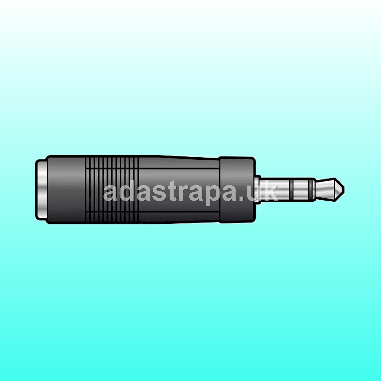 QTX Adaptor Plug 3.5mm Stereo Plug to 6.3mm Mono Socket  - 759.185UK