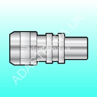 AV:Link 765.534UK Precision Aluminium Coaxial Plug  - 765.534UK