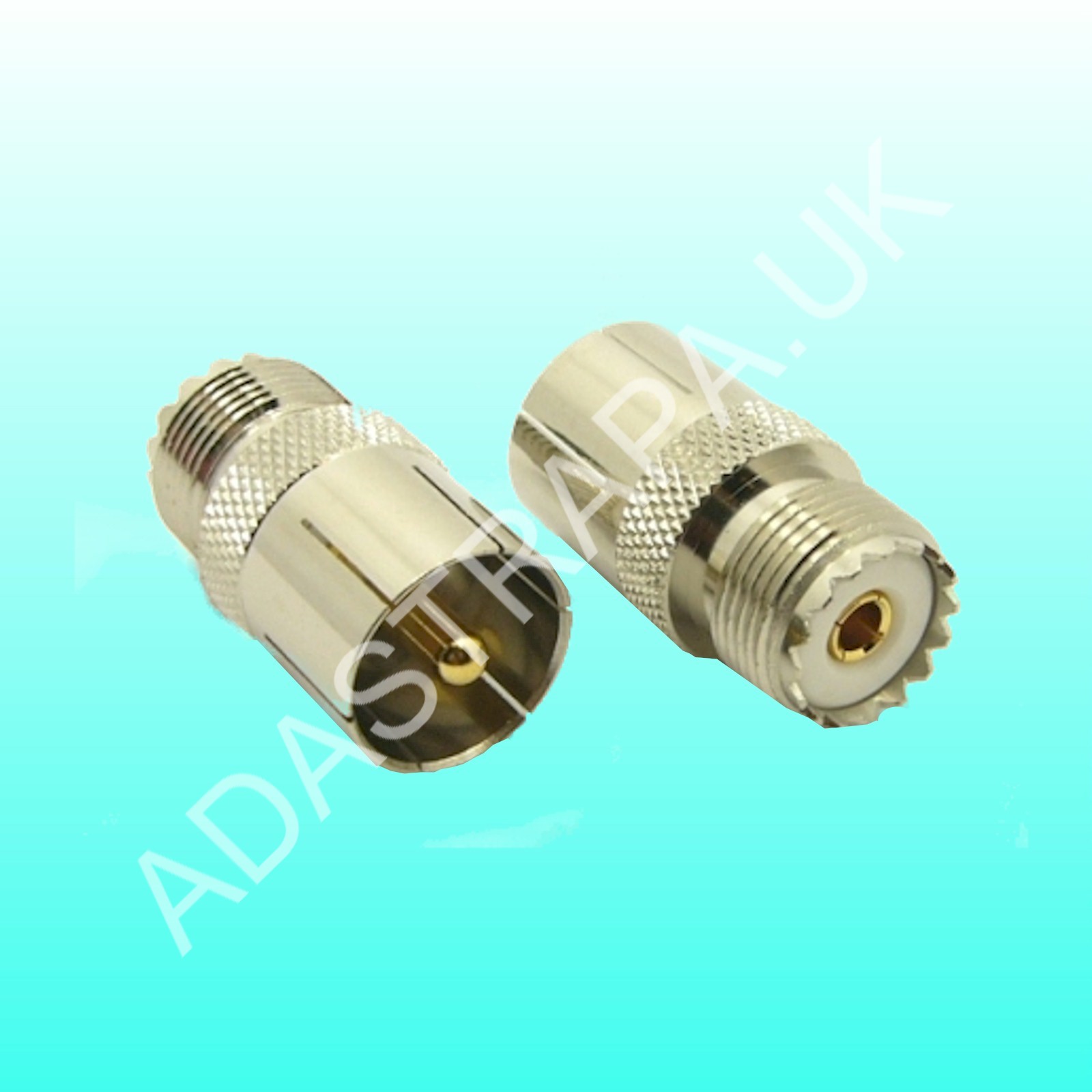 AV:Link UHF Quick Connect Adapter Female to UHF Male - 770.154UK