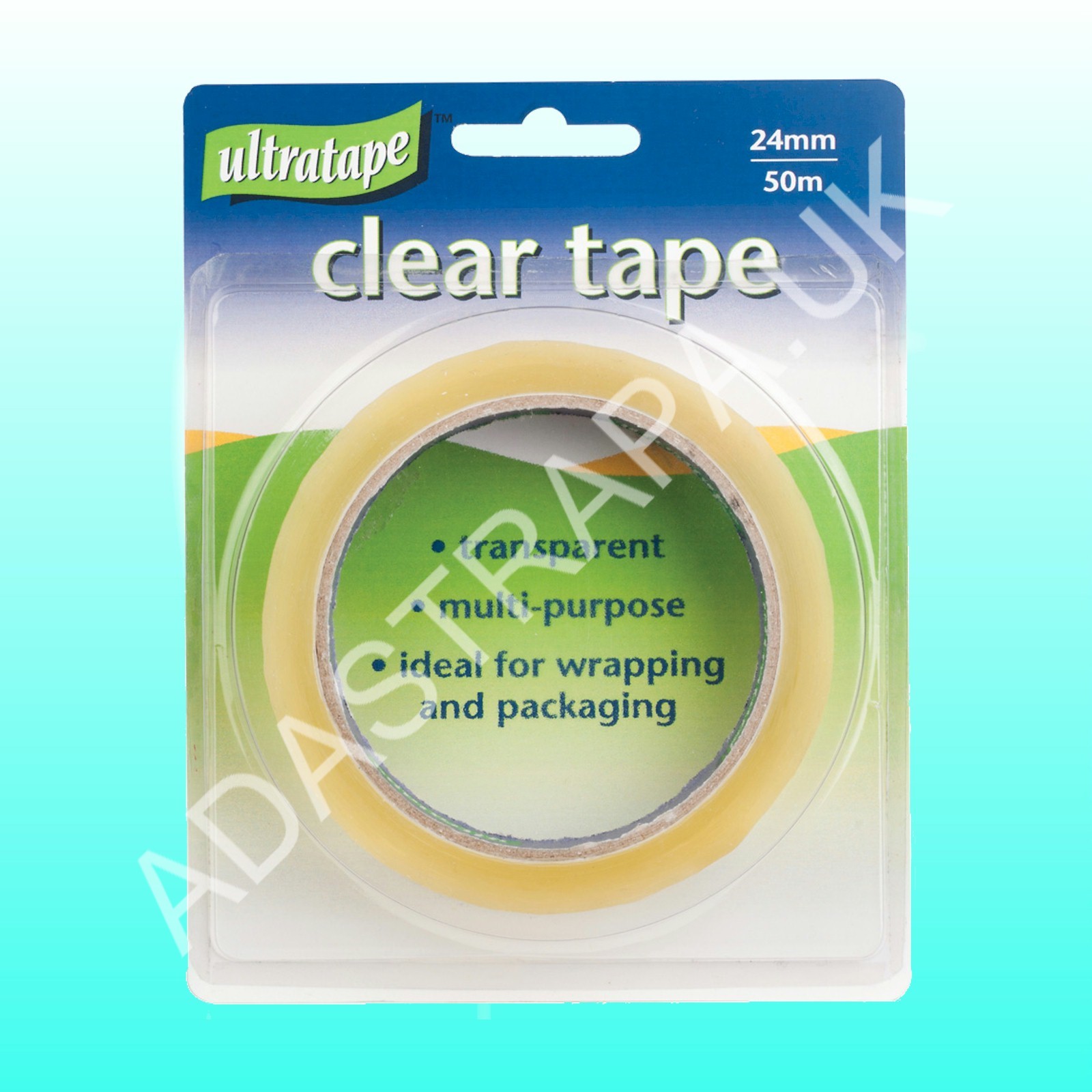 Ultratape CT2450 Clear Tape 24mm x 50m  - 799.013UK