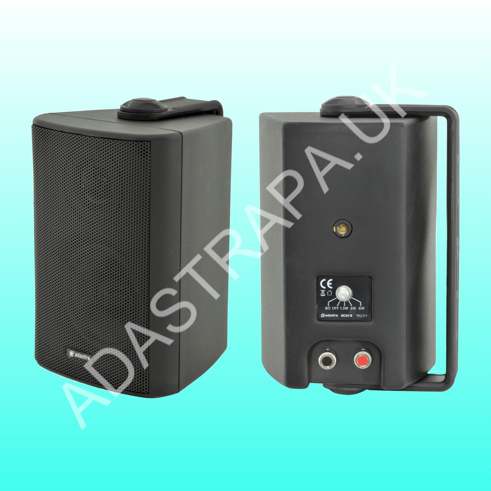 Adastra BC6V-B 100V Line or 8 Ohm Indoor Wall Speaker 6.5