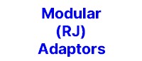Modular (RJ) Adaptors
