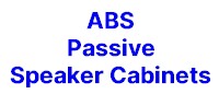 ABS Passive Speaker Cabinets